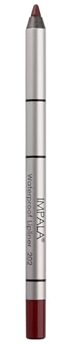 Impala - Wasserfester cremiger Lipliner | Farbe 202 Bordeaux | Permanent Lipliner | Wasserfester Lipliner | Langanhaltender Lipliner