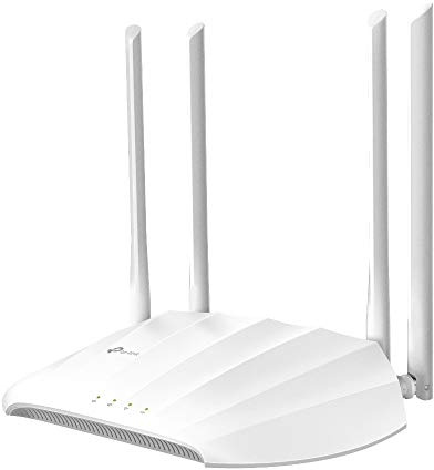 TP-Link TL-WA1201 WLAN Dualband Access Point 1267Mbit/s (867Mbit/s 5GHz + 400Mbit/s 2,4GH, Unterstützt Passive PoE, 4 fixierte Antennen) weiß