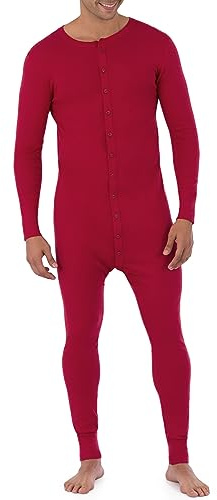 Fruit of the Loom Herren Premium Thermal Union Suit Pyjamahose (1er Pack)