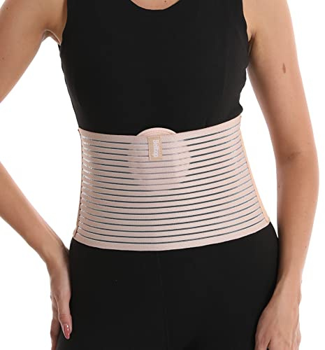 NabelbruchBandage Herren / Damen. Nabelhernie Gürtel Herren - Leistenbruch Gürtel (Nabelbruch). Hernie Bauchweggürtel für Frauen & Männer. Bauchgürtel für Hernie Nabel - bauchgurt nach geburt (L/XL)