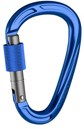 Mammut Crag HMS Karabiner, Schraubverschluss, ultramarinblau, Einheitsgröße