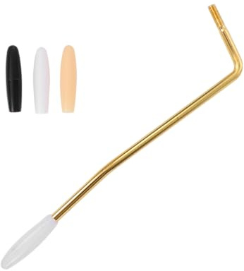 FRCOLOR Tremolohebel Für E-Gitarre Einarmiger Whammy-Bar Mit 3 Kappen Gitarren-Tremolohebel Für Mit Einzel-Tremolo-Bridge-System Ersatzteil Zur Anpassung Der Saitenspannung