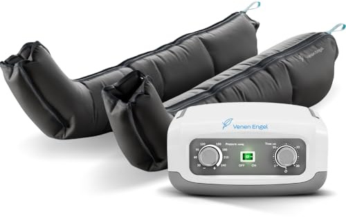 Venen Engel 4 Basic mit Beinmanschetten 4 Luftkammern 1 Massageprogramm zur Reduzierung von Cellulite Beinmassagegerät fördert Durchblutung