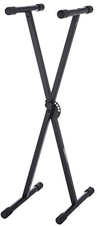 Amazon Basics Classic Adjustable Keyboard and Piano Stand - Single-X