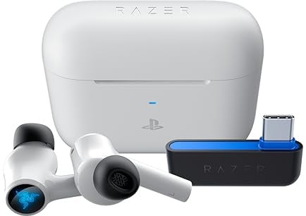 Razer Hammerhead HyperSpeed PS5 In-Ear Gaming Headset Funk Stereo Weiß