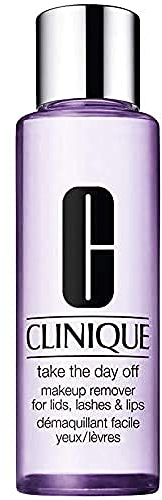 Clinique Take The Day Off™ Makeup Remover For Lids, Lashes & Lips | Sanfter Augen-Make-up Entferner für Augenlider, Wimpern und Lippen | ölfrei + nicht reizend, 200 ml