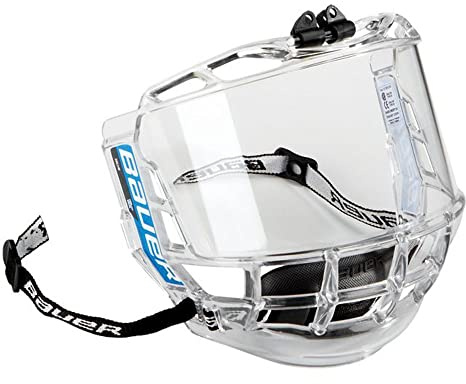 Bauer Erwachsene Visier für Eishockeyhelm Concept III - Full Visors - Senior, Clear, One size, 1041010