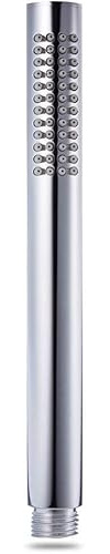 ACEFY Duschkopf wassersparend 1 Strahlart Handbrause/Stabhandbrause mit 48 Anti-kalk Dusen Duschbrause massiv Messing Verchromt