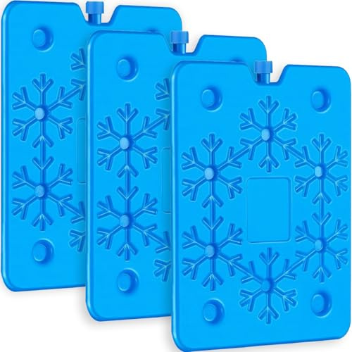 sunVigorous 3/5er-Set XXL Kühlakkus für Kühlbox (800ml) – Ultraflach 1,5cm & Auslaufsicher – Wiederverwendbare Kühl-Elemente für Camping, Picknick, Angeln – Langanhaltende Kälte (5)