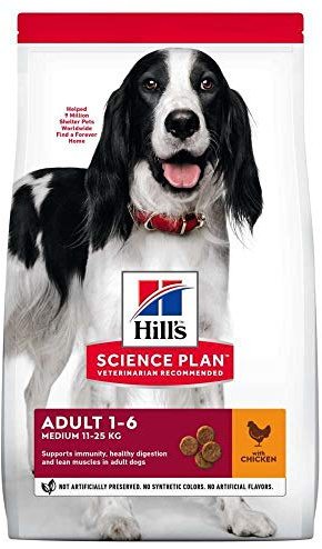 Hills Canine Adult mit Huhn 12kg, 1er Pack (1 x 12 kg Packung) - Hundefutter