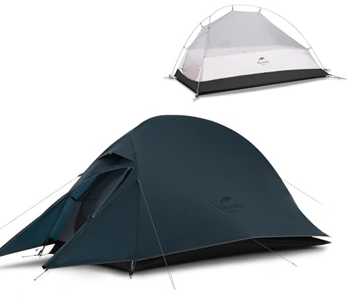 Naturehike Cloud Up Wanderzelt für 1 Person, leichtes Campingzelt zum Wandern, Kuppel für 1 Mann