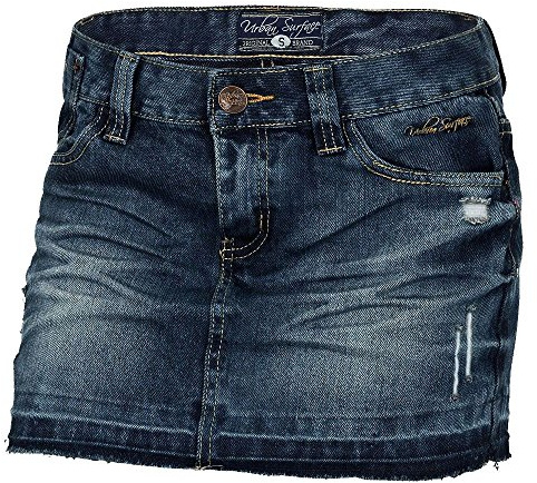Urban Surface Damen Jeansrock Minirock LUS-034