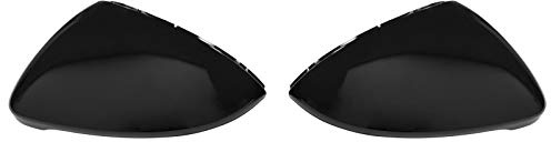 Doo Engy Außenspiegelgehäuse Spiegelkappen Schwarz glänzend für Golf VII Variant