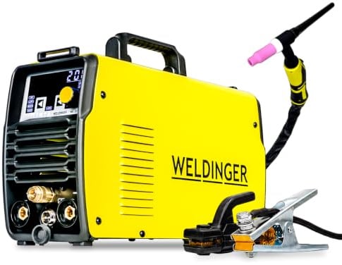 WELDINGER WIG-Schweißgerät WE 201PW plus DC HF Lift Puls 2T/4T MMA 200 A