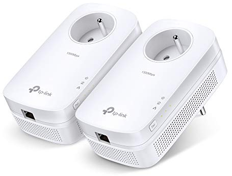 TP-Link TL Adapter-Set CPL weiß CPL, TL-PA8015PKIT, 1200 Mbps (Super Rapide) + Prise intégrée