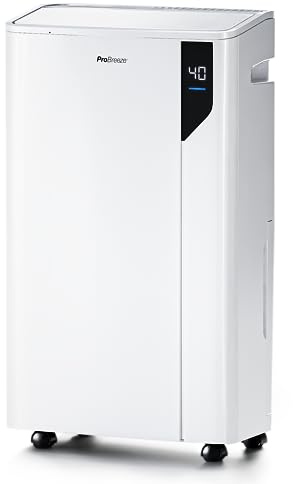 Pro Breeze Luftentfeuchter 20L in 24h Entfeuchtungsleistung - Luftentfeuchter elektrisch mit Wäschemodus, Feuchtigkeitssensor, Luftfilter, Timer - Gegen Schimmel - Entfeuchter elektrisch für bis 35m²