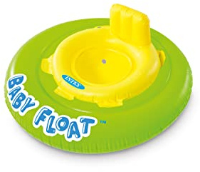 Intex - Fluo Rettungsboje, Grün und Gelb, 76 cm, 56588EU