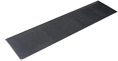POFET Skateboard-Griffband, 84x22,9 cm, blasenfrei, wasserdicht, schwarzer Roller-Griffband, Langboard-Griptape, Schleifpapier