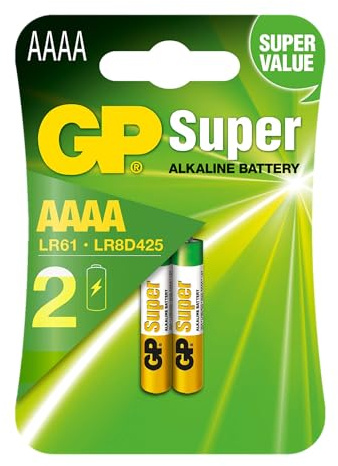 GP Batteries Batterie Alkaline AAAA / 02er Blister Batterien 030.25AC2