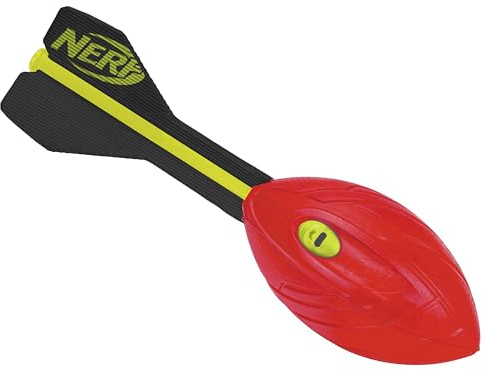 NERF Vortex Aero Howler Foam Ball – Classic Long-Distance Football -- Flight-Optimizing Tail -- Hand Grip – Indoor and Outdoor Fun