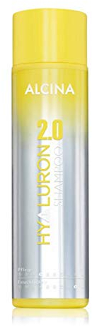 ALCINA Hyaluron 2.0 Shampoo (250 ml) - Shampoo für trockene & spröde Haare - Glanz & Geschmeidigkeit - verhindert Hitzeschäden bis zu 230°C - Haarpflege mit Hyaluronsäure & Kaktusfeigenextrakt