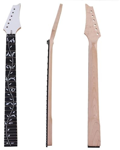 24 Bund Doppelkurbel Gitarrenhals Mit Muschelverzierung Am Griffbrett(Matte)