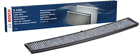 Bosch R2336 Aktivkohle Innenraumfilter - filtert Gerüche, Pollen und Staub - Ersatzfilter für bessere Luftqualität im Fahrzeuginnenraum