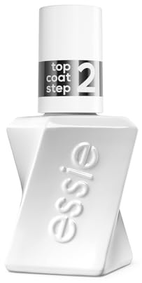 Gel by Essie langanhaltender Nagellack Top Coat mit glänzendem Finish, Maniküre ohne UV-Licht, Professioneller Überlack mit Salon Effekt, Gel by essie, Farbe: Nr. 00, Transparent, 1 x 13,5 ml