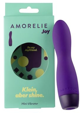 AMORELIE Joy – Mini-Vibrator Shine | Wasserfest Wiederaufladbar aus Silikon & ABS