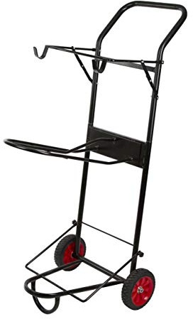 Kerbl Sattelcaddy, Sattelbutler, schwarz, Metall pulverbeschichtet, 78x48x127cm, 15kg, für Reiter, Reiterinnen, fahr- und klappbar