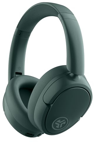 JLab JBuds LUX ANC Noise Cancelling Kopfhörer Over Ear Bluetooth kabellos mit Mikrofon und aktiver Geräuschunterdrückung, 70+ Std. Spielzeit, Faltbare Bluetooth Headphones, Immersive Audio, Salbei