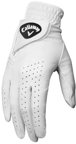 Callaway Damen Golf Dawn Patrol Rechtshänder Handschuhe, Groß, Weiß