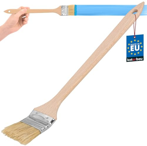 KOTARBAU® Heizkörperpinsel Winkelpinsel Lasurpinsel Lackierpinsel Malerpinsel Holzpinsel für Schwer Zugängliche Stellen+ 50 mm