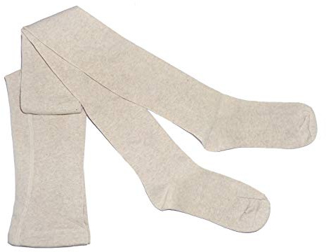 Weri Spezials Damenstrumpfhose Uni Glatte Blickdicht, Baumwolle in mehreren modernen Farben. (46-48, Beige Melange)