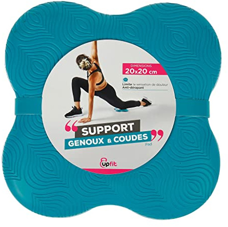 UPFIT Yoga-Unterstützung für Knie und Handgelenke – rutschfest, leicht: 100 g – Maße: 20 x 20 cm – hilft bei Yoga-Stützhaltungen – begrenzt das Gefühl von Schmerzen