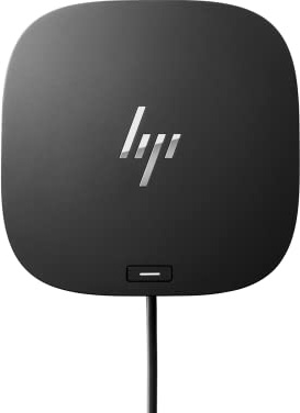 HP USB-C-Dockingstation G5 – Universelle USB-C Dockingstation mit 100W Power Delivery, Multi-OS Kompatibilität, Kompaktes Design, Netzwerkmanagement, Schwarz