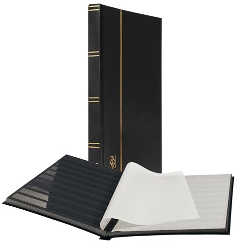 Einsteckbuch BASIC DIN A4, 32 schwarze Seiten, schwarz