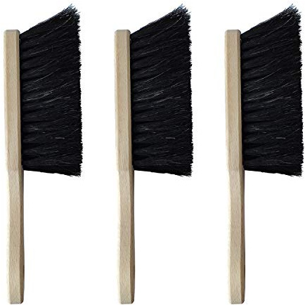 Lead Home 3 Stück Handfeger aus NATURHAAR, Handbesen Set, Made in Germany