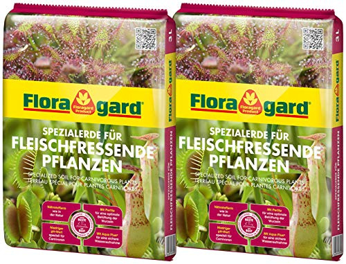 Floragard Spezialerde für fleischfressende Pflanzen 2x3L - Carnivorenerde