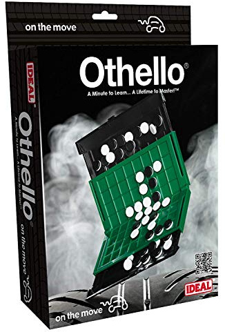 John Adams IDEAL, Othello On The Move travel Game: A Minute to Learn… a Lifetime to Master!, Family Strategy Game, for 2 Players, Ages 7+