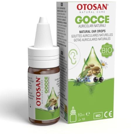 OTOSAN natürliche Ohrentropfen 10ml mit ätherischen Ölen, Propolis und Schwarzer Johannisbeere - lindernd bei Ohrenschmerzen - Medizinprodukt