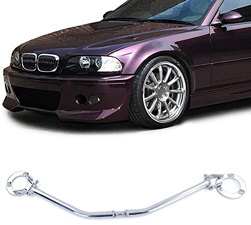 Aluminium Domstrebe vorne 3tlg poliert passend für BMW 3er E46 316 318 ab 98
