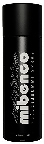 Mibenco Flüssiggummi Spray/Sprühfolie Schwarz Matt 400 ml
