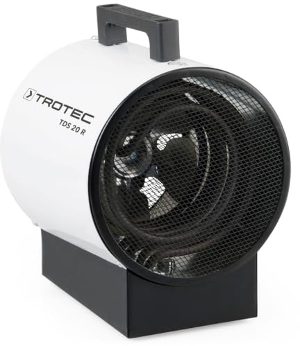 TROTEC TDS 20 R V2 Heizleistung 1,5 kW/3 kW – Elektroheizer | Luftmenge 411 m³/h – Heizlüfter für große Räume