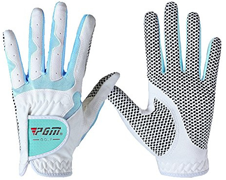 PGM Golfhandschuhe für Damen, verbesserte Griffigkeit, kühl und bequem, 4 Farboptionen, Größe XS, Blau, 1 Paar