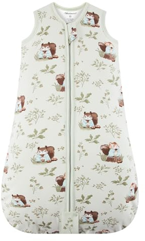 Mosebears Baby Schlafsack Winter 2.5 Tog,100% Baumwolle Baby Winterschlafsack für Babys 0-24 Monate,M(6-12 Monate)