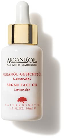 ARGANDOR Bio Arganöl-Gesichtsöl LAVENDEL 50ml, vegane Biokosmetik
