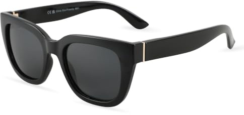 ZENOTTIC Cateye Polarisierte Sonnenbrillen für Damen Klassische Sonnenbrillen UV400 Schutz Retro-Schattierungen Designer Stil