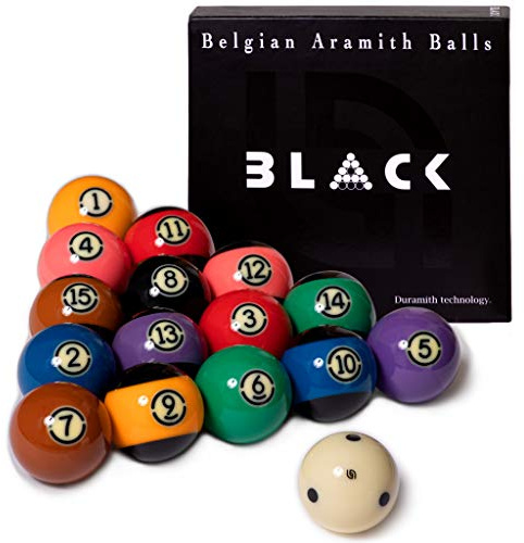 Aramith Turnier Schwarz TV Billard Pool Ball Set 2 1/4…