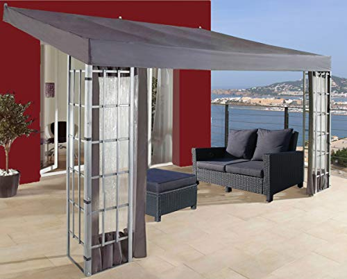 QUICK STAR Rank Anbau 3x4m Anthrazit